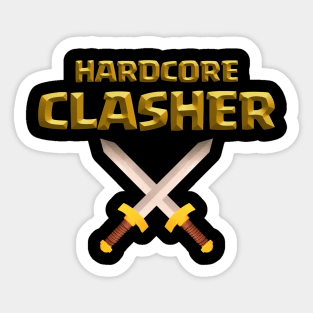 Hardcore Clasher Sticker